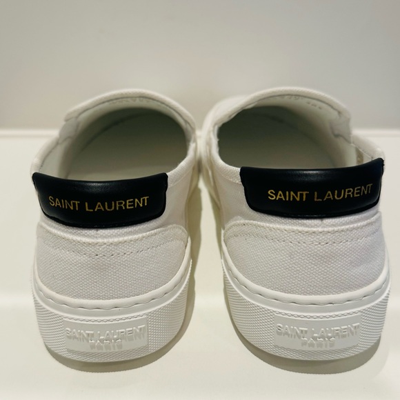 Brand new SAINT LAURENT Canvas and Leather Sneakers - Picture 3 of 8